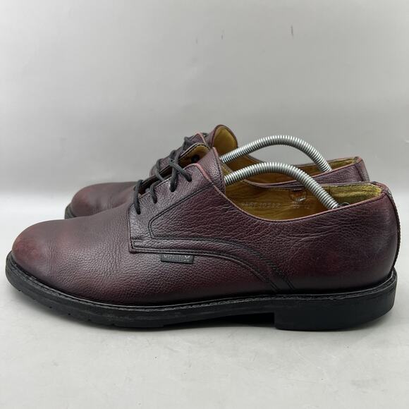 Mephisto Marlon Dress Oxford Men Size 12 Burgundy Leather Comfort Plain Toe Shoe main image 6